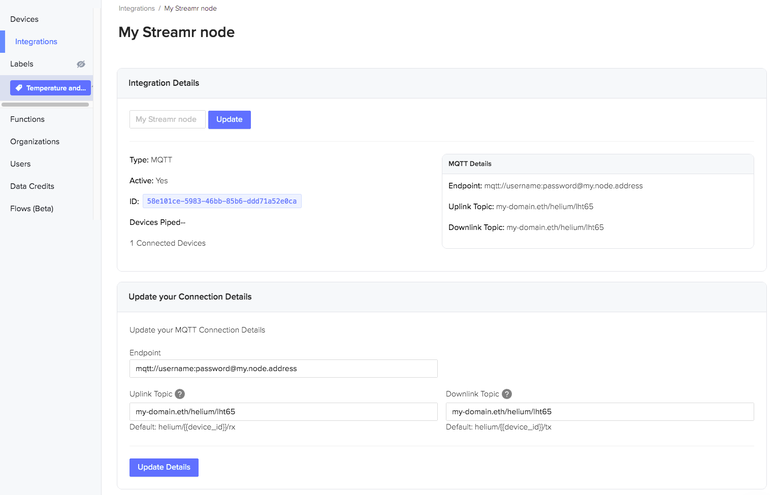Helium & Streamr: an end-to-end pipeline for connecting, delivering, and monetizing IoT Data