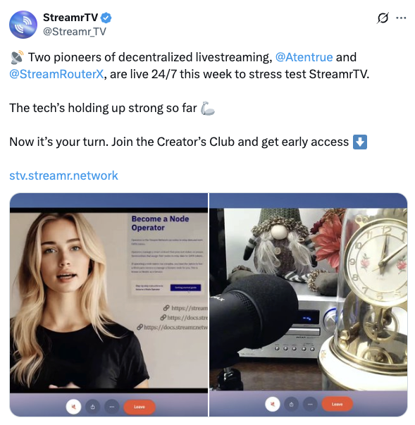 StreamrTV: The future of live broadcast