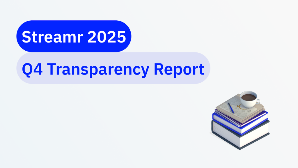 Streamr 2025 Q4 Transparency Report